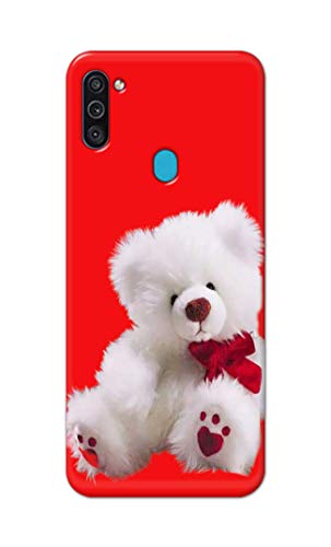 Image of PRINTFIDAA Teddy Bear Love Romantic Valentines Day Dumbo Printed Designer Hard Back Case Cover for Samsung Galaxy M11 / Samsung A11, SM-M115F / DSN -(SS) MVN1001