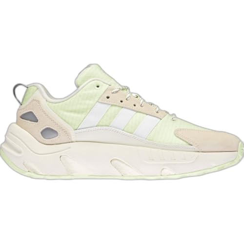 adidas ZX 22 Boost, Zapatillas Deportivas Hombre, Off White FTWR White Pulse Lime, 42 2/3 EU