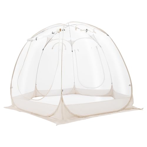 Carpa Transparente para Camping, 3 Personas, PVC y Fibra de Vidrio miniatura 3