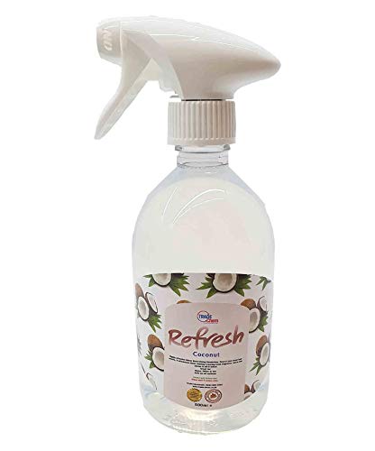 REFRESH Air Freshener 500ml Spray - Car Valeting/Home/Office (Coconut)