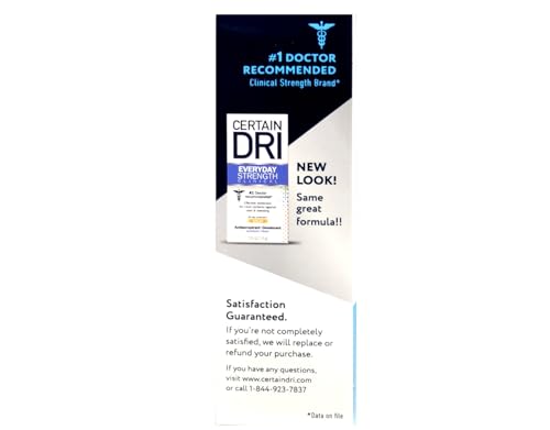 Certain DRI Everyday Strength Clinical Solid Antiperspirant/Deodorant, Morning Fresh Fragrance, 2.6 oz Each (Pack of 9)