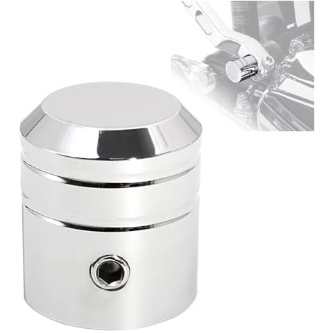WOWTK Heel/Toe Shifter Shaft Cap Cover for Harley 1986-2017 FL Softail, 1988-2024 Touring Road King Road Glide Street Glide Electra Glide and 2008-later Trike Models,Chrome Cover