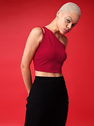 Image of PURVAJA Women's Solid Regular Fit T-Shirt