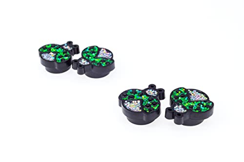 Image of FD&D Multiple Use Shining Screw Cap, Green Ladybug Pattern with M5 Machine Screw
