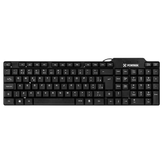 Teclado Standard Usb, Fortrek, Preto