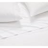 SCOUT 100% Cotton 200 Thread Count Percale Pick Stitch White/Seafoam 4-Piece King Sheet Set, Solid Themed, Adult Bedding, Oeko-TEX Certified