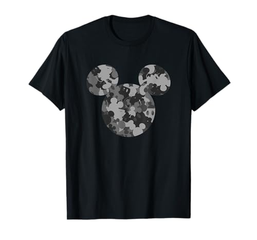 T-shirt Mickey Camo Gray idéal pour un look streetwear urbain au quotidien