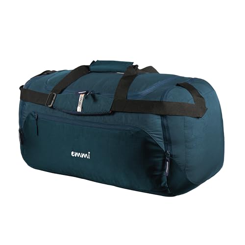 Image of Emmi Radiant Duffle Bag 70 L|Travel Bag for Men and Women |Weekend Holiday and Gym |Sustainable and Durable Cabin Bag|Water Repellent |18 Months Warranty