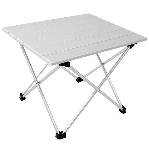 Mesa de camping de aluminio 'Kamperland' mesa plegable 40x34cm H32cm