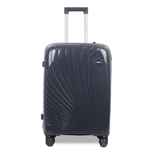 Image of AMERICAN TRAVELLER New York Trolley Bag | TSA Type Lock | Durable Hard Shell , TSA Type Lock , Spinner Trolley Luggage, 360 Disc Spinner Wheels