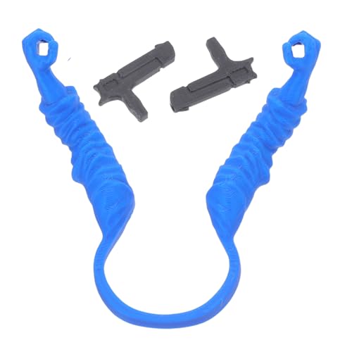 CIYODO Juguetes para el Brazo de Pollo decoración de extremidades anteriores de Pollo Brazos de Pollo Juguetes de Broma de Halloween Disfraz de pájaro Juguete de rol el plastico Azul