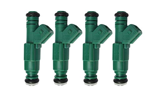0280150558 0280155968 0280156127 M-9593-F302 Set 4 Fuel Injector For VW For Audi For Ford Dodge For BMW 1.8T Turbo 2.3L EV1 42lb 440CC 0280155968 0280156127 M-9593-F302