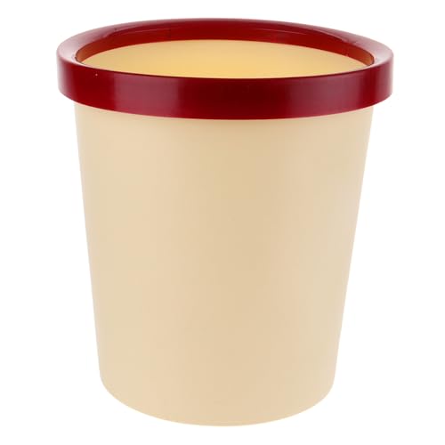 EPIGEIST 将好?家用大容量プラスチックゴミ箱 寝室 リビング対応 シンプル設計 押しリング付きで袋固定便利 廃棄物保管用バケツ