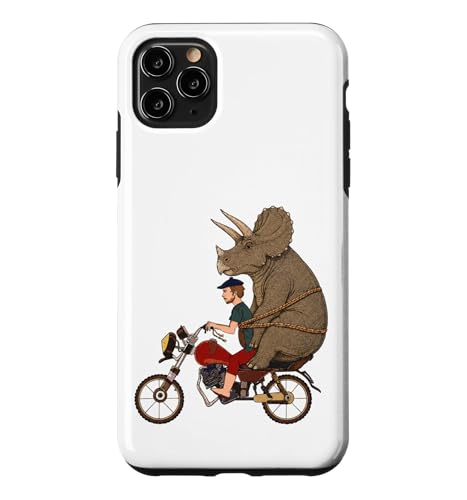 Triceratops �I�[�g�o�C���C�_�[ ���b�h�l�b�N �q���r���[ �q�b�v�X�^�[ �o�C�J�[ �X�}�z�P�[�X iPhone 11 Pro Max �p