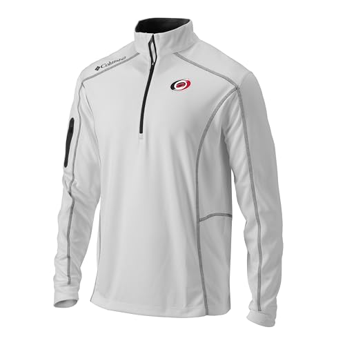 Columbia Carolina Hurricanes Golf Men's Casual Lightweight Shotgun Pullover3