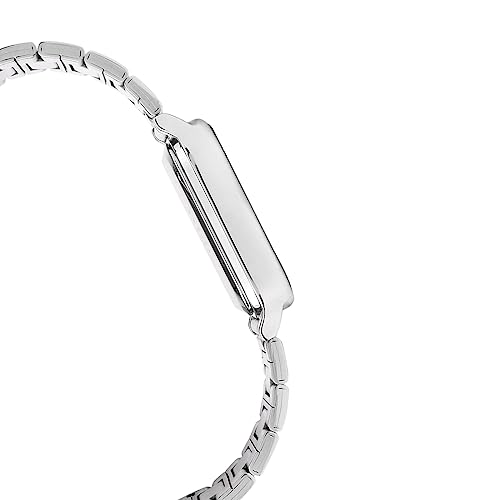 Casio Analog White Dial Men's Watch-MTP-M305D-7AVDF Stainless Steel, Silver Strap - Image 3