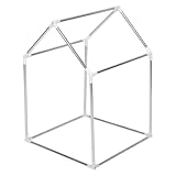 Telaio rinforzato e stabile: I tubi metallici resistenti agli urti assicurano una gabbia stabile e duratura, perfetta come recinto per anatre, polli o cani, mantenendo la sicurezza degli animali anche ambienti esterni esposti al vento