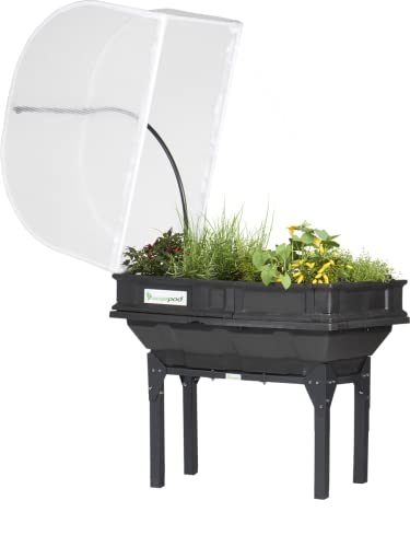 Vegepod - Raised Beds for Vegetable Garden - Self Watering Planter with Protective Cover, Easily Elevated to Waist Height, 2 Years Warranty - Small (Stand)