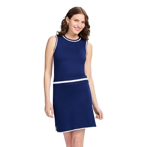 IZOD Women's Athletic Sweater Dress Sleeveless