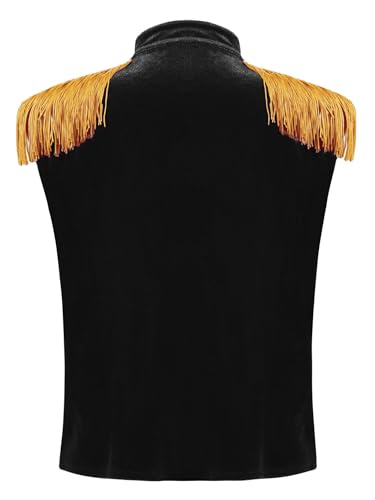 Sywiyi Kids Drummer Parade Sleeveless Waistcoat Jacket Military Vest School Marching Band Uniforms2