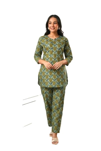 Women's Pure Cotton Printed Night Suit,Top and Relaxed Pajama Set, Stylish Sleepwear-picture-51