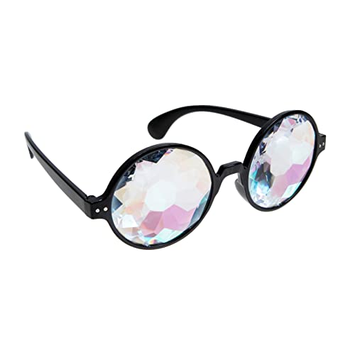 Cabilock Kaleidoscope Party Glasses Mosaic Glasses for Night Shows Costume Accessory Fun Decorative Eyewear for Parties and Events