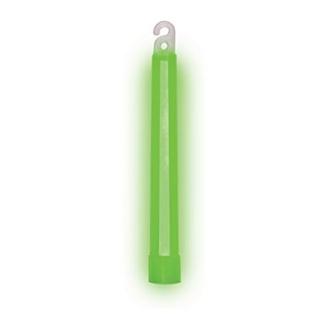 LIFE IS SIMPLE Cyalume SnapLight grün Knicklicht Glowstick 15 cm 6 Inch Industrial Grade Leuchtstab, Ultra helle Light Sticks mit Langer Leuchtdauer Cover