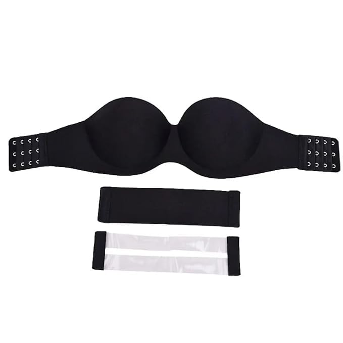 Image of Fashiol Silicone Lightly Padded Wire Free Stick-On Bra for Women and Girls (Pack of 1)
