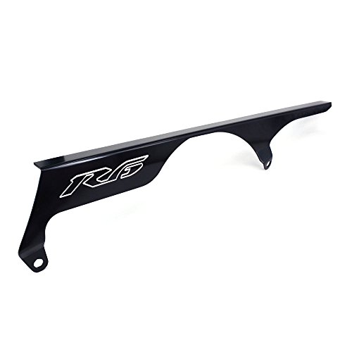 Fast Pro Protector de cadena de aluminio negro 6061-T6 para motocicleta Yamaha R6 2003-2005 Yamaha YZF-R6S 2003-2010