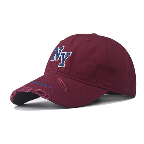 Gorra béisbol vaquera bordada vino ajustable unisex miniatura 1