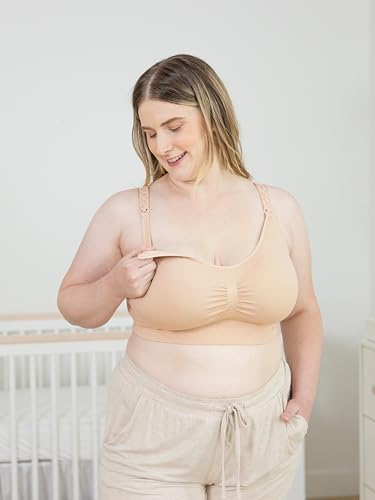 Kindred Bravely Simply Sublime Seamless Nursing Bra for Breastfeeding | Wireless Maternity Bra
