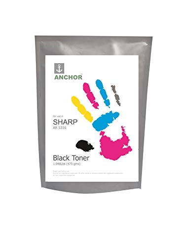 Image of Anchor Black Toner Powder for use in Sharp Photocopier AR 5316-475g
