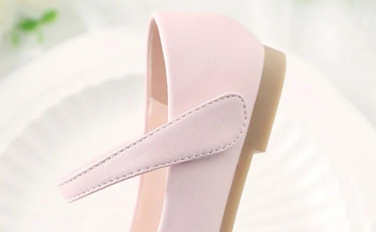 Girls Dress Shoes Mary Jane Flat with Rhinestone Birthday Wedding Shoes4