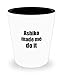 EzGift Funny Ashiko Shot Glass Made Me Do It Musician Gift Quote Gag 1.5 Oz Shotglass