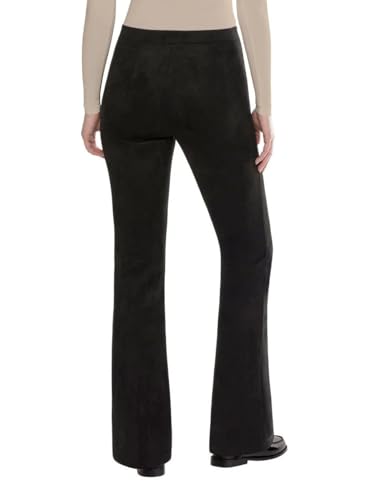 Matty M Women's High-Rise Bootcut Faux Suede Pants3