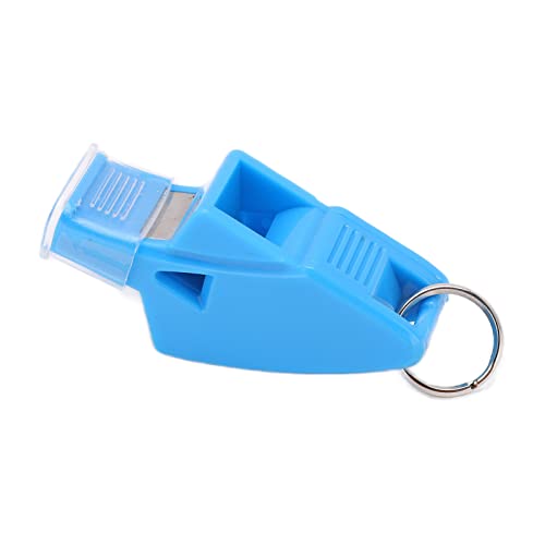 Silbato para baloncesto y fútbol con clip y cordón azul claro miniatura 7