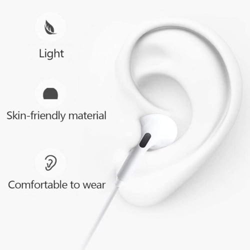 Image of ModishOmbre Pro Type-C Earphones with Mic ANC | Premium Comfort Fit | Deep Bass | in-Line Microphone for Clear Calls Wired USB-C Headphones Perfect for Music Gaming Workouts and Hands-Free Calls