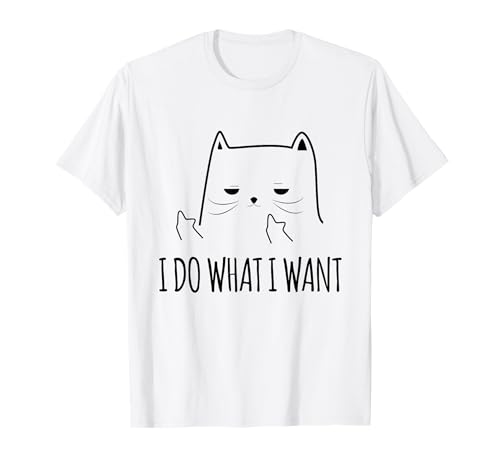 Humor Divertido Para Adultos De Cat Meme Hago Lo Que Camiseta