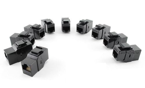 Adaptador RJ45 Para Pared Acoplador Keystone RJ45 Hembra A Hembra CAT5e Negro Para Redes Ethernet - Modelo WP-C01BK Acoplador Para Panel Keystone - Foto 7