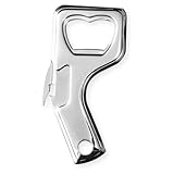 Abridor de Latas e Garrafas Aço Inox Tradicional 9 Cm