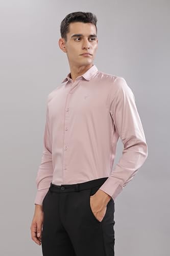 Image of Men's Cotton Lycra Slim Fit Shirt with Full Sleeves