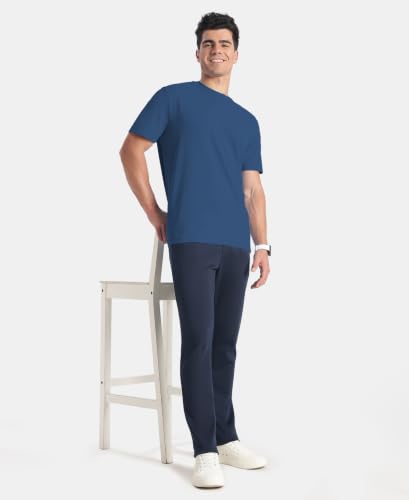 Image of Jockey AM74 Men Microfiber Fabric Round Neck Half Sleeve Activewear T-Shirt with StayFresh Treatment