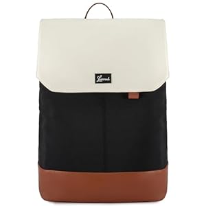 LOVEVOOK Rucksack Damen, Groß Wasserdichter Laptop Daypack Reiserucksack Arbeitstasche Elegant mit 15,6 Zoll Laptopfach, Schulrucksack Business Travel Backpack Women für Uni Reise Büro Alltag, Schwarz