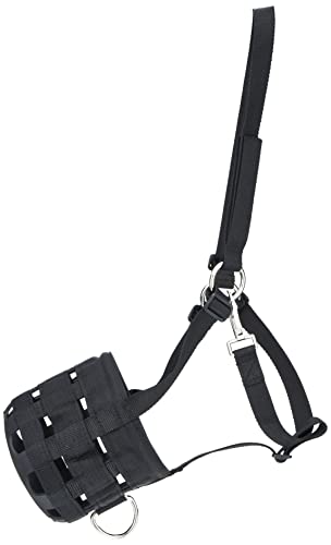 Kerbl 321626 Maulkorb Nylon Vollblut, schwarz