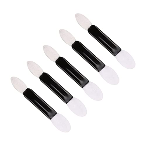 SOESFOUFU Eyeshadow Brush Set 50pcs Double-ended Brush Round Heads Makeup Sponges for Blending Precision Applicator Kit Perfect for Travel Daily Use