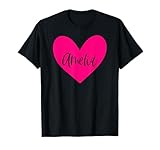 Amelia Pink Name Heart Tees
