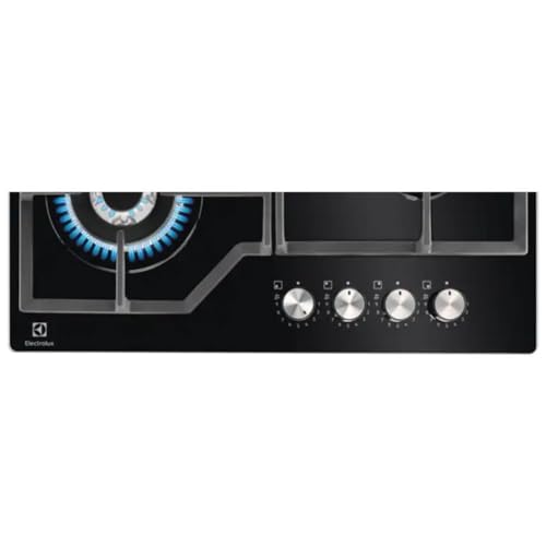 ELECTROLUX Table de cuisson 4 foyers gaz verre trempé KGG64362K - vue 9
