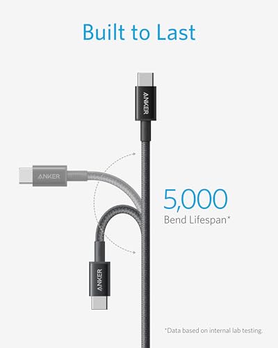 undefined Anker USB C to USB C Cable (10FT, 2Pack), Type-C 100W Charger Cord Fast Charging for iPhone 16 Series,MacBook Pro 2020,Pixel and More(USB 2.0,Black) の商品画像 4