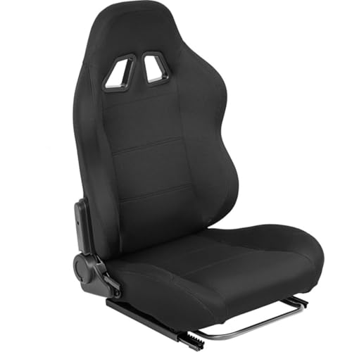 Dardoo Racing Gaming Simulator Cockpit Frame Seat with Adjustable Double Slide Adapt Gaming Simulator Cockpit Racing Wheel Stand Chair Video Game Chairs Black