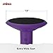 Storex Wiggle Stool – Active Flexible Seating for Classroom and Home Study, Adjustable 12-18 Inch Height, Violet (00307U01C)